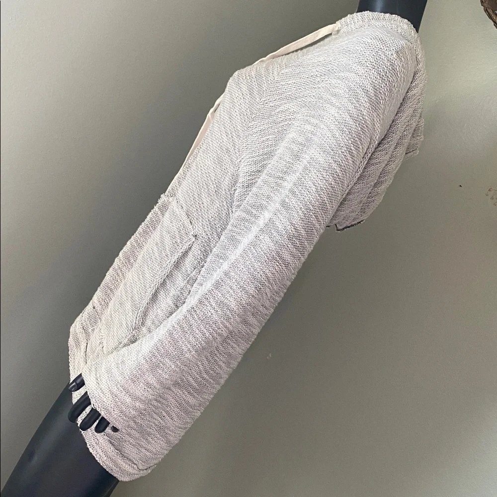 Altar'd State Distressed Comfortable Knit Sweater Hoodie